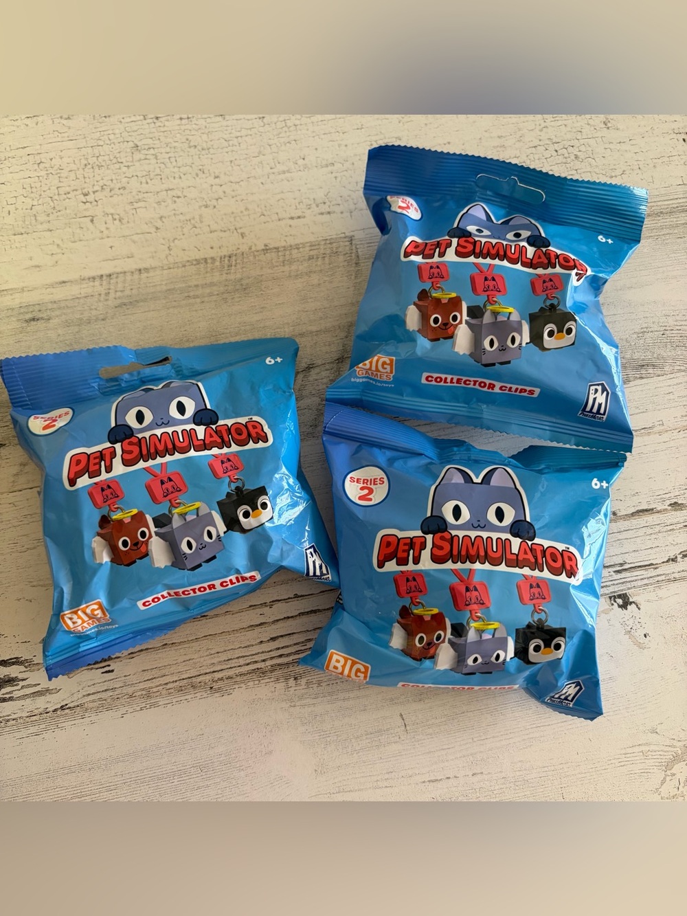 3 Pet Simulator Collector Clips Blind Bags Series 2 NEW